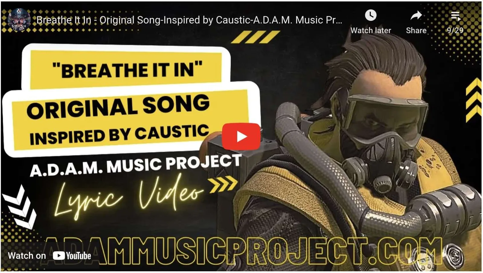 Breathe It In – Original Song-Inspired by Caustic-A.D.A.M. Music Project 