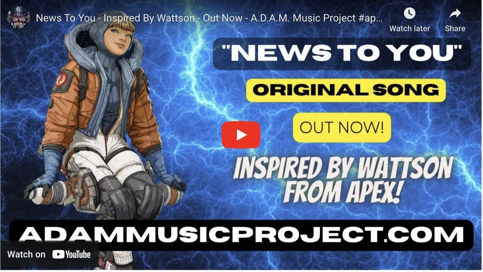 News To You – Inspired By Wattson – A.D.A.M. MUSIC PROJECT