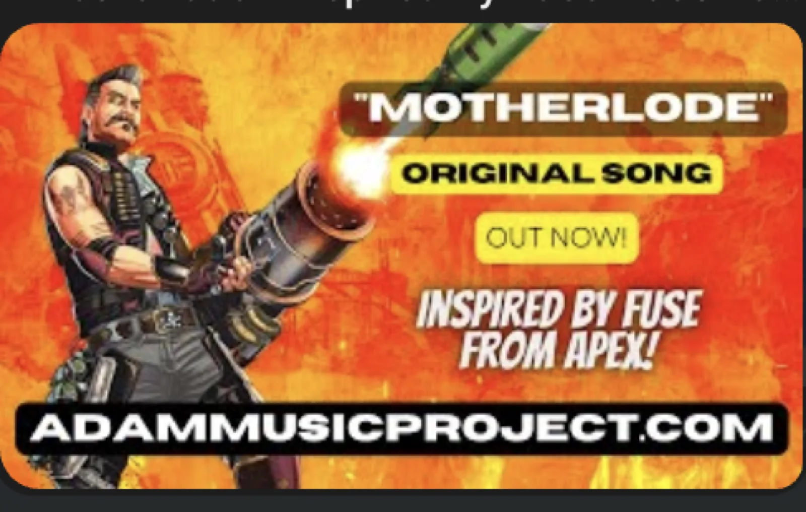 “Motherlode”: Inspired by Fuse’s Explosive Swagger in Apex Legends – Lyric Video – A.D.A.M. MUSIC PROJECT
